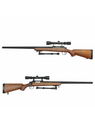 Sniper MB-03EL cu lunetă și bipod [WELL]